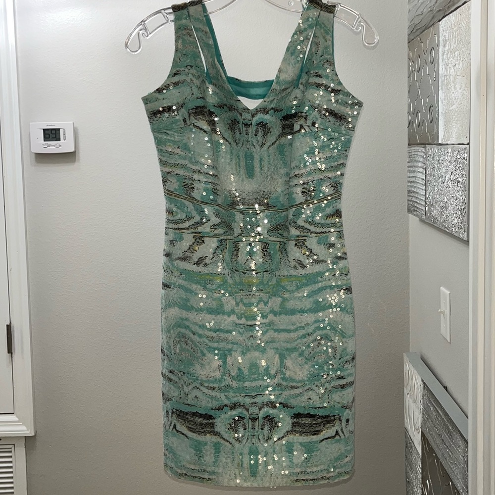 Alberto Makali Sequin Mini Dress - Size M